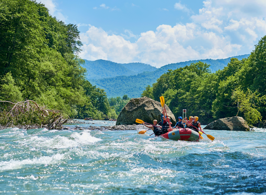 River Rafting in the Bubbly Rivers